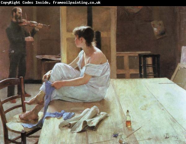 Richard Bergh after the pose